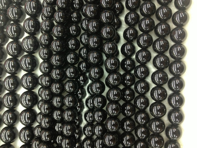 【DIY A級天然 黑瑪瑙圓珠 散珠 飾品配珠】價格,廠家,圖片,其他工藝品原料、輔料、配件,義烏市夢中電子商務商行-